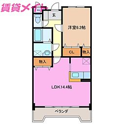間取図画像 1LDK
