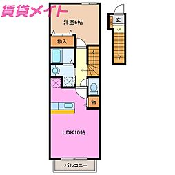 ポライトリー1 1LDKの間取図画像