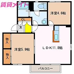 シャトル藤 A 1階