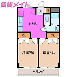 NEXTAGEA 2Kの間取図画像