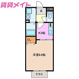 パークサイド若宮 C棟 1階/-