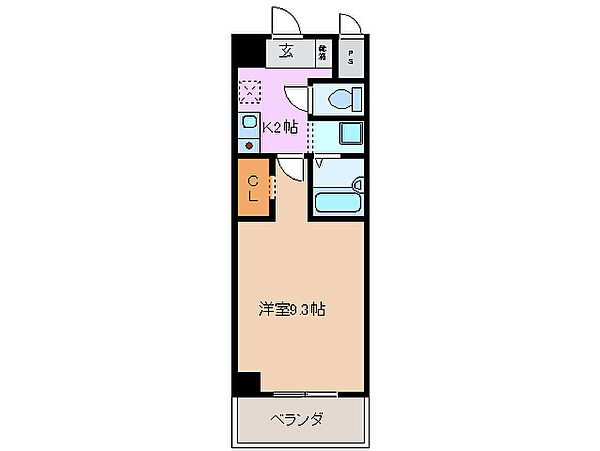 ｗｉｌｌ　Ｄｏ　四日市白須賀 907｜三重県四日市市白須賀１丁目(賃貸マンション1K・9階・27.09㎡)の写真 その2