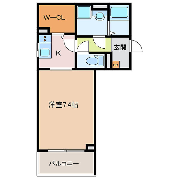 ＭＡＲＵＭＩ(マルミ) 205｜三重県四日市市東富田町(賃貸マンション1K・2階・30.54㎡)の写真 その2