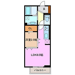 川越富洲原駅 6.0万円