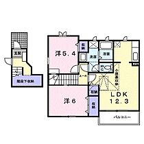 デュオ　クール　II 202 ｜ 三重県桑名市陽だまりの丘２丁目（賃貸アパート2LDK・2階・62.10㎡） その2