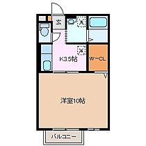 モナリエ・キャンドル 102 ｜ 三重県桑名市内堀（賃貸アパート1K・1階・33.39㎡） その2