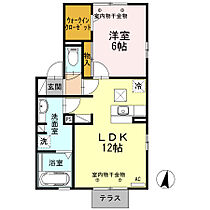 イーリス 101 ｜ 三重県桑名市星見ヶ丘４丁目（賃貸アパート1LDK・1階・45.42㎡） その2