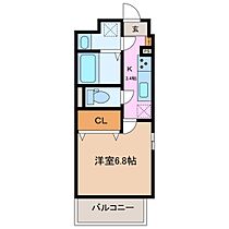 セレッソ川越 205 ｜ 三重県三重郡川越町大字豊田（賃貸マンション1K・2階・26.60㎡） その2