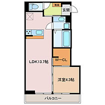 D-chambre掛樋 203 ｜ 三重県桑名市掛樋（賃貸アパート1LDK・2階・44.37㎡） その2