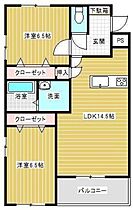 エスト・ヴァリー 201 ｜ 三重県四日市市大矢知町（賃貸アパート2LDK・2階・63.54㎡） その2