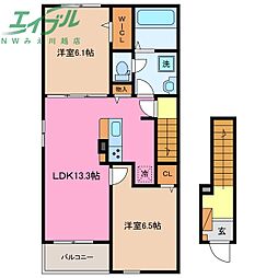 ブランドール樹IV B 2階