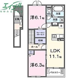 カーサ　マーレ 2階/-