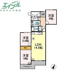 🉐敷金礼金0円！🉐田村マンション　Ｂ棟　303号室
