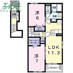 シティハイツプラザ A 2階/-