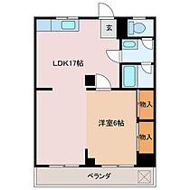 吉村ビル 402 ｜ 三重県四日市市三栄町（賃貸マンション1LDK・4階・50.00㎡） その2