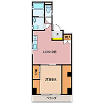 トランプコート四日市 501 ｜ 三重県四日市市芝田１丁目（賃貸マンション1LDK・5階・49.31㎡） その2