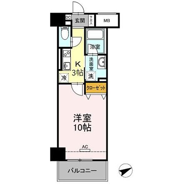 エトワール安島 203｜三重県四日市市安島２丁目(賃貸マンション1K・2階・32.11㎡)の写真 その2