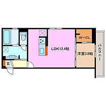 D-chambre 伊倉 202 ｜ 三重県四日市市伊倉２丁目（賃貸アパート1LDK・2階・41.46㎡） その2