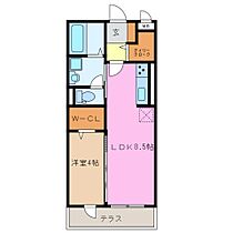 タウンコートI 302 ｜ 三重県四日市市曙町（賃貸アパート1LDK・3階・33.34㎡） その2