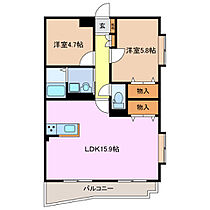 セントラルシティ 101 ｜ 三重県四日市市松本１丁目（賃貸マンション3LDK・1階・60.00㎡） その2