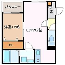 LECOCON四日市 II 102 ｜ 三重県四日市市日永西５丁目（賃貸アパート1LDK・1階・34.12㎡） その2