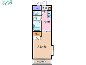 ヴェルドミール  ｜ 三重県四日市市日永2丁目（賃貸マンション1K・1階・30.43㎡） その2