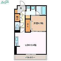 club siik  ｜ 三重県四日市市日永2丁目（賃貸マンション1LDK・2階・45.29㎡） その1