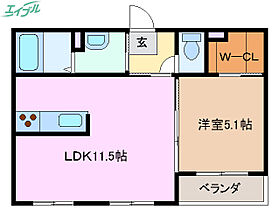 グレース伊倉  ｜ 三重県四日市市伊倉2丁目（賃貸アパート1LDK・2階・40.00㎡） その2