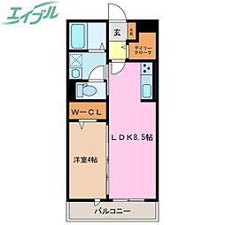 間取図画像 1LDK