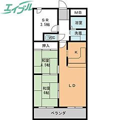 物件の間取り
