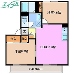 アイリスときわＡ 2階
