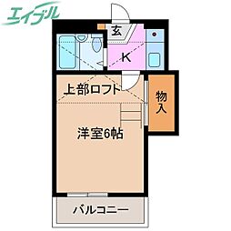 北浜町アパート 1階/-