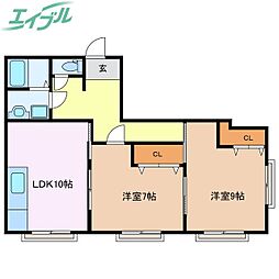 第二鈴与ビル 3階/-