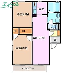 物件の間取り