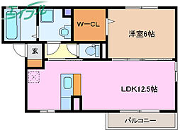 クレールカルチェVI B棟 1階