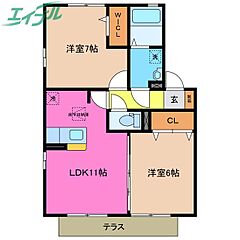 物件の間取り