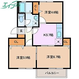 フォーリア 2階/-
