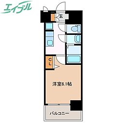 プレサンス ジェネ 四日市中央通り 2階/-