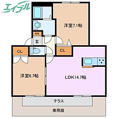 物件の間取り