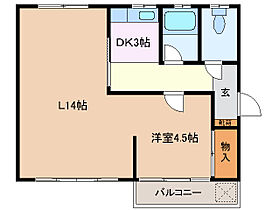 レスピラーレ曙 241 ｜ 三重県四日市市曙２丁目（賃貸マンション1LDK・2階・56.00㎡） その2