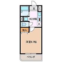 ユーミー池畑マンション 2A ｜ 三重県四日市市新正１丁目（賃貸マンション1K・2階・22.80㎡） その2