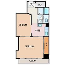 安島コーポ 303 ｜ 三重県四日市市安島２丁目（賃貸マンション2K・3階・45.00㎡） その2