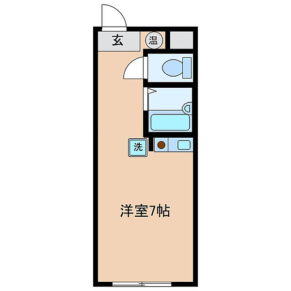 ベース四日市 206｜三重県四日市市西浦１丁目(賃貸マンション1R・2階・27.00㎡)の写真 その2