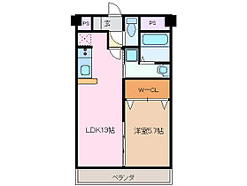 ｗｉｌｌＤｏ四日市鵜の森 406 ｜ 三重県四日市市鵜の森２丁目（賃貸マンション1LDK・4階・45.00㎡） その2