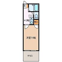 ヴィラウィスタリア 201 ｜ 三重県四日市市赤堀２丁目（賃貸アパート1K・2階・23.10㎡） その2