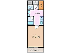 T’s Square 203 ｜ 三重県四日市市鵜の森１丁目（賃貸マンション1K・2階・26.68㎡） その2