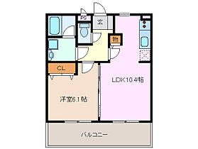 トゥインクルパーク 102 ｜ 三重県四日市市東日野町（賃貸マンション1LDK・1階・41.25㎡） その2