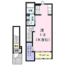 ルナ　ルーチェ 202 ｜ 三重県四日市市赤堀２丁目（賃貸アパート1R・2階・37.62㎡） その2