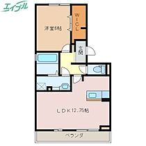 エスペランサＳIII　A棟  ｜ 三重県四日市市城北町（賃貸アパート1LDK・3階・49.21㎡） その2