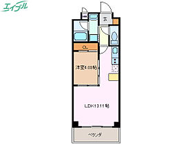 ＡＳレジデンス四日市  ｜ 三重県四日市市安島1丁目（賃貸マンション1LDK・7階・38.71㎡） その2